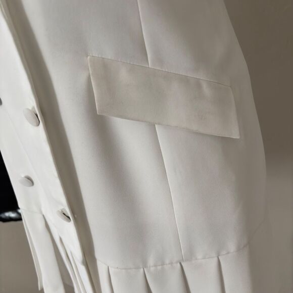 Amanda Uprichard White Mini Dress Elegant and Chic - Picture 10 of 16